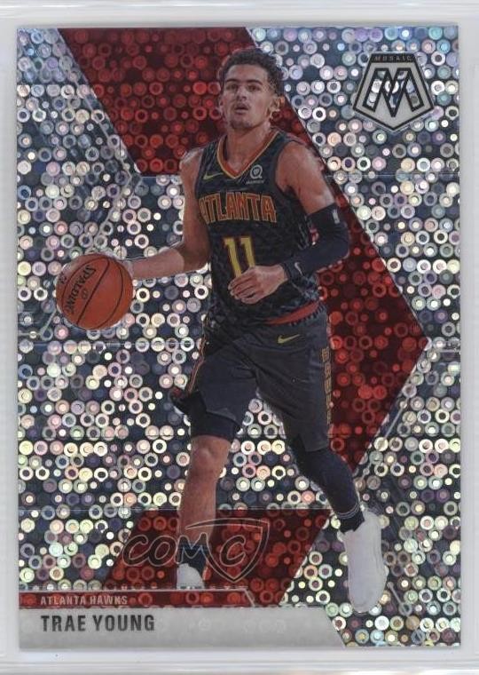 2019-20 Panini Mosaic Fast Break Silver Prizm Trae Young #182 1e6a