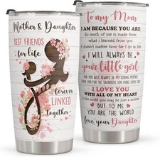 Mother  s Day  Birthday Gift for Mom  20oz Stainless Steel Tumbler From Daughte