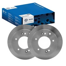 2x HELLA PAGID BREMSSCHEIBEN Ø315mm HINTEN passend für KIA SORENTO 54474