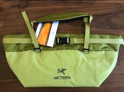 Arc'teryx Rope Bag Chartreuse Climbing Tote Gear Carry Nylon PU