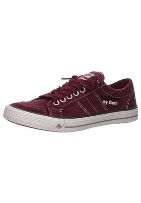 Dockers by Gerli Herren Canvas Sneaker Schuhe 30ST027-790720 Dunkelrot
