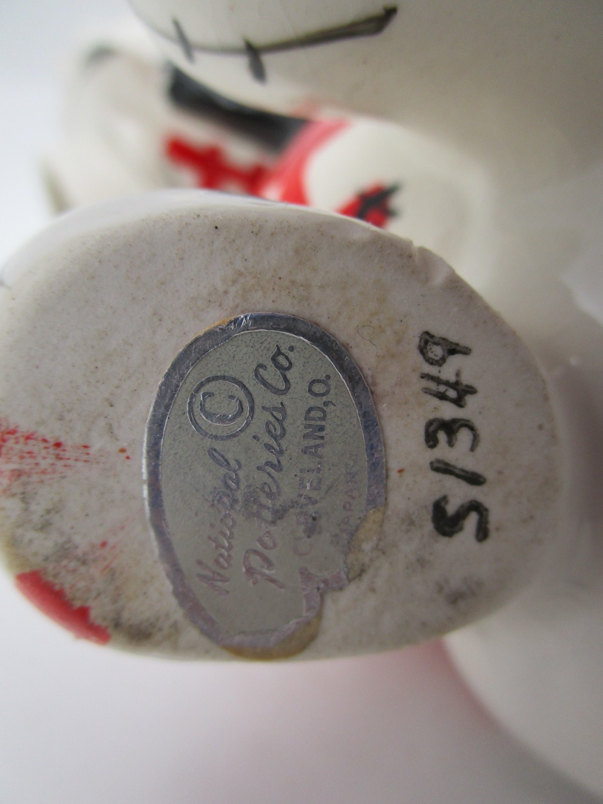 Vintage 1956 Napco Red Plaid Billy Dog Coin Bank