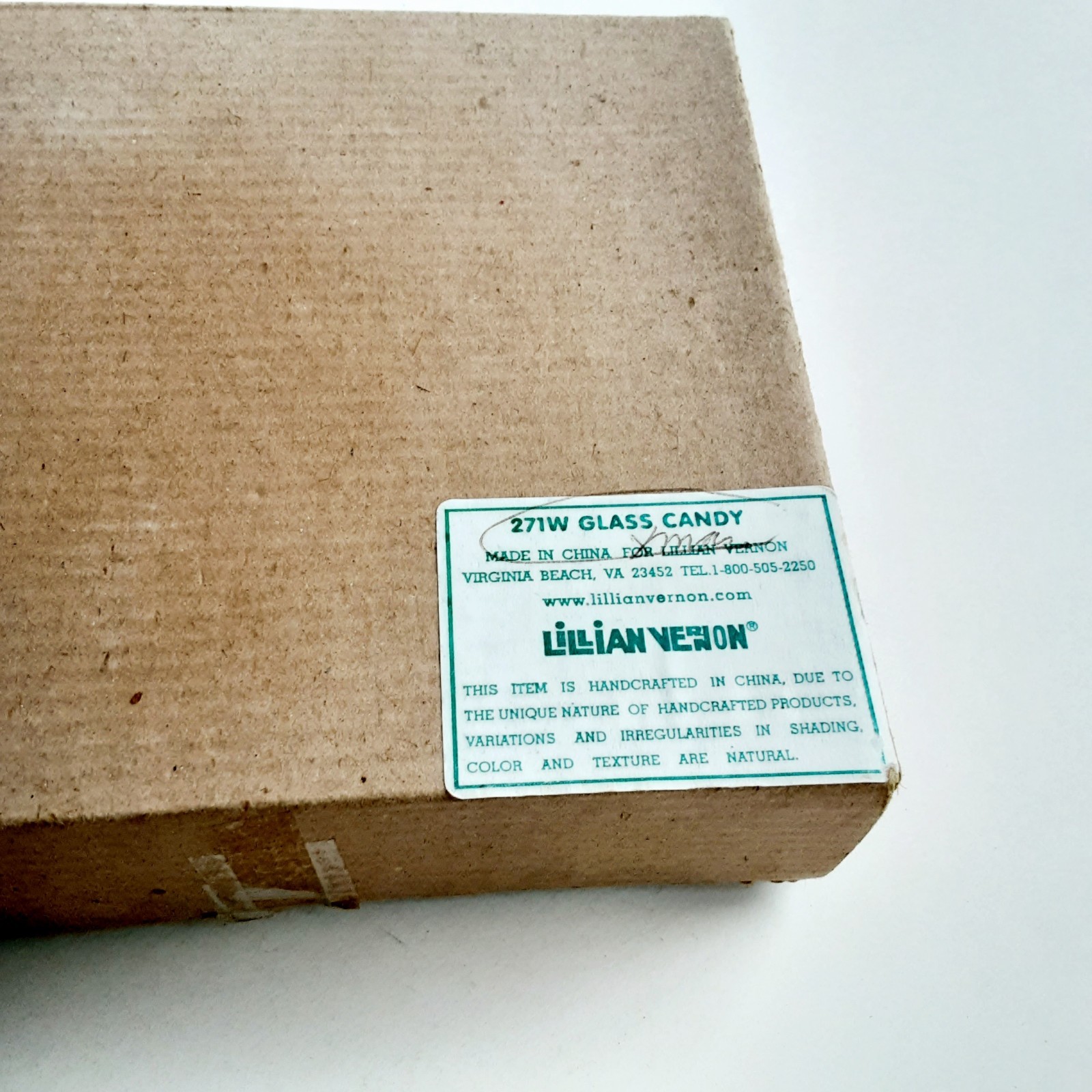 Hand-blown Glass Candy 12 Pcs Multicolored From Lillian Vernon in Original Box