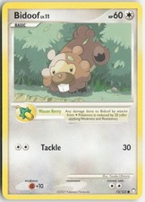 Pokemon Mysterious Treasures #73/123 Bidoof on eBay