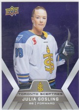 2024/25 UD PWHL SHOWCASE..JULIA GOSLING..ROOKIE..PURPLE../250..TORONTO SCEPTRES