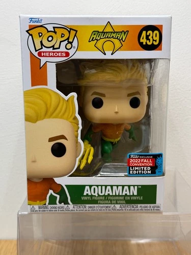 FUNKO POP! DC Comics Aquaman 2022 Fall Limited Edition 439 + FREE POP PROTECTOR