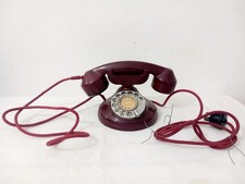 Raro Telefono a Disco Autelco Milano In Bachelite Bordeaux Anni 50/60