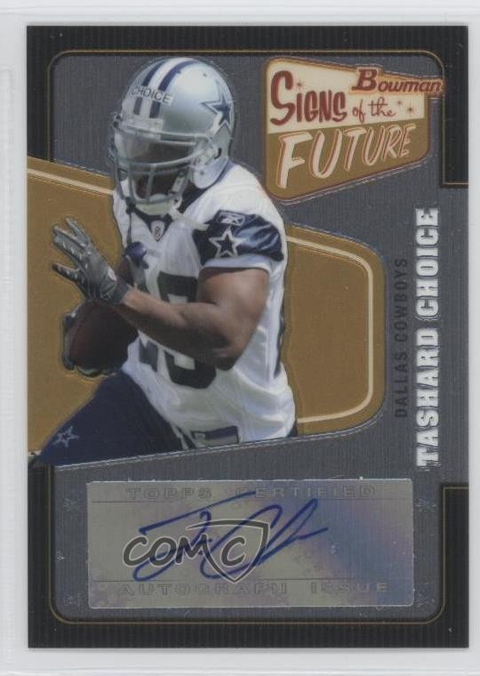 Tashard Choice #SF-TC 2008 Bowman Football Signs of the Future