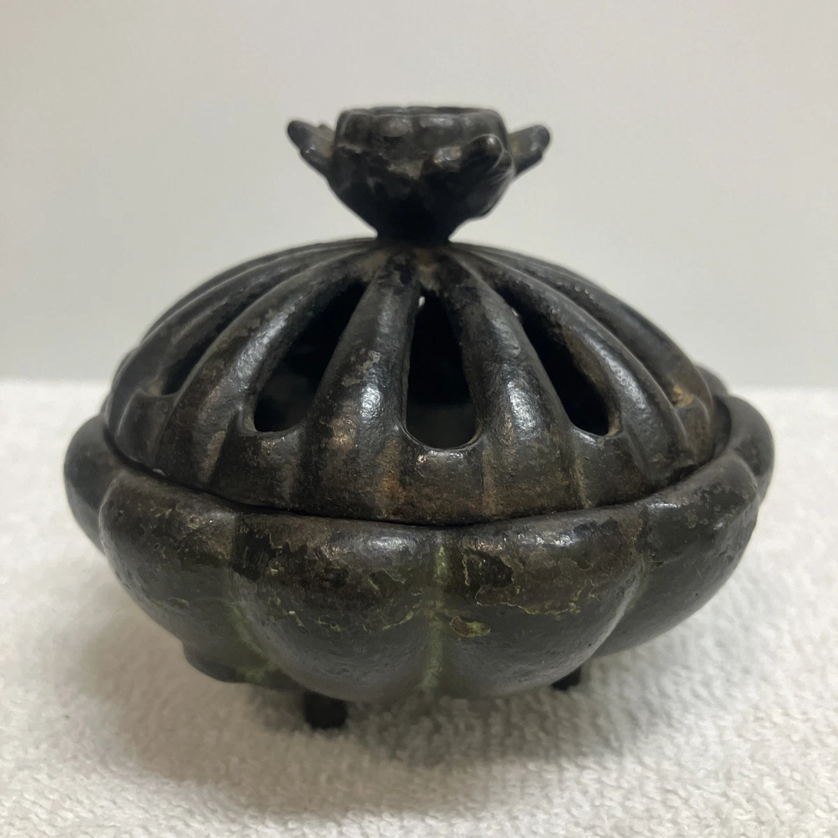 古董原始铁中国古董香炉| eBay