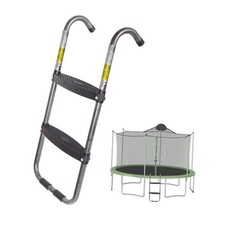 Trampoline Ladder 2 Step, 220Lbs Capacity, Trampoline Ladder with Horizontal