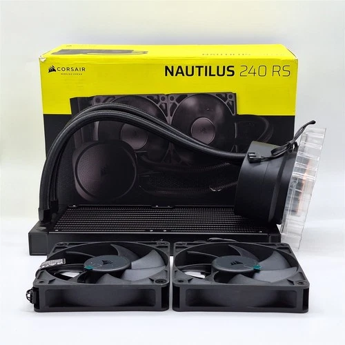 CORSAIR Nautilus 240 RS Liquid CPU Cooler 240mm AIO, Black [CW-9060088-WW]*READ*