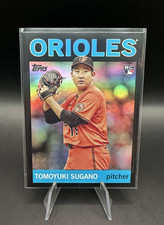 2025 Topps Archives Tomoyuki Sugano (RC) #25 Orioles Black Foil Parallel