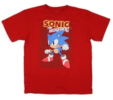 Sonic the Hedgehog Boys' Video Game Character Kids Short Sleeve T-shirt L 