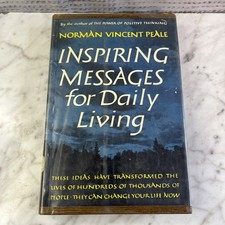 Inspiring Messages For Daily Living Norman Vincent Peale Religion 1955 USA