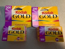 Lot of 2 Kodak Gold 200 35mm Film - 26 Exp Color ISO 200 - Expired 2000 Free Sh