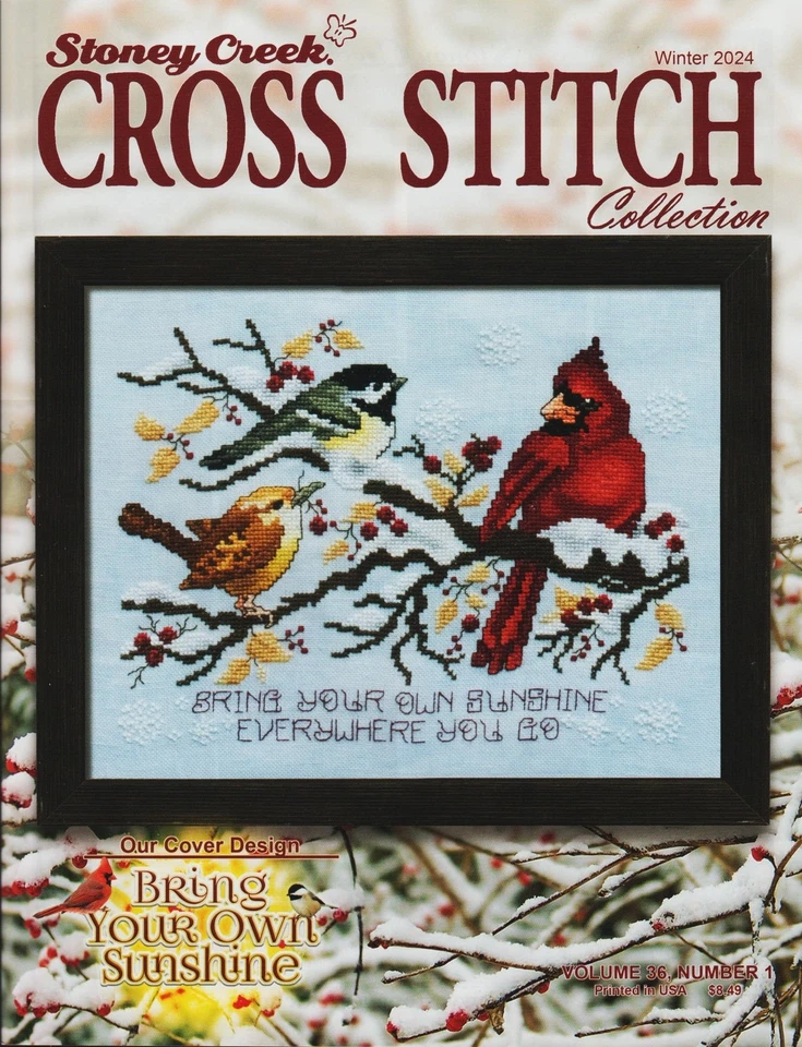 Winter 2024 by Stoney Creek cross stitch magazine