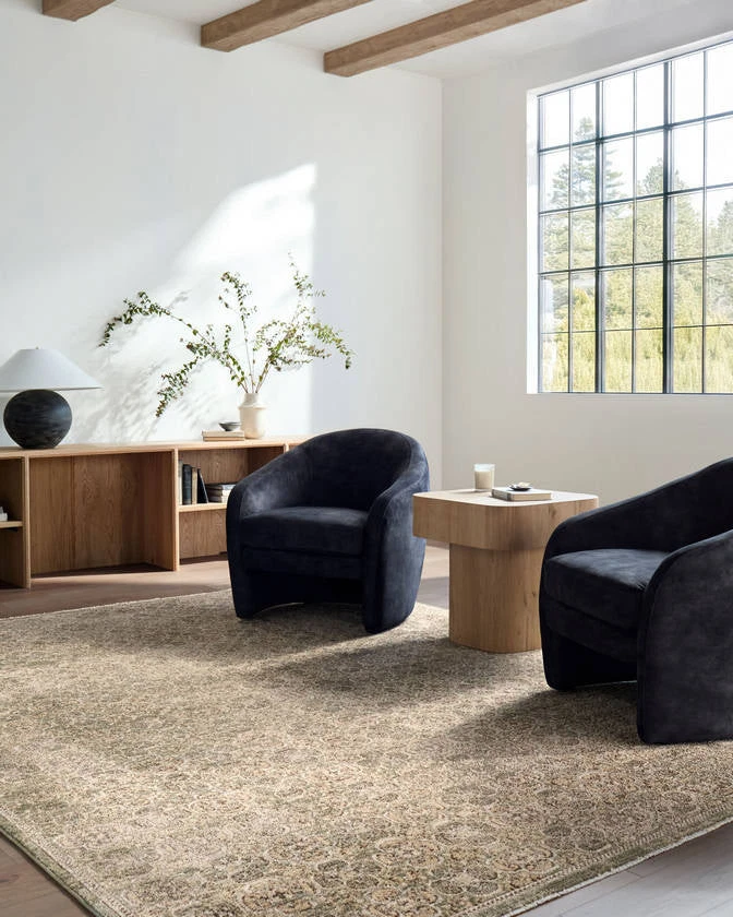 Area Rugs Myrtle Avenue Traditional Olive Area Rug - Galey Alix Livabliss - Image 4 of 4