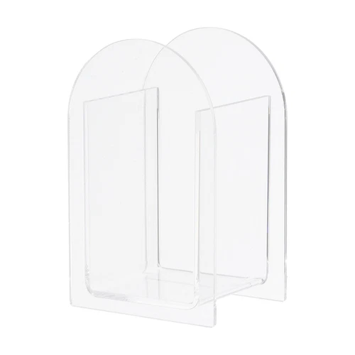 3x2x5" Acrylic Flower Vase Arch Acrylic Floral Vase Decorative Vase Transparent - Picture 1 of 5