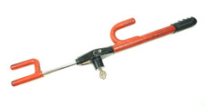 The Club Steering Wheel Lock Anti Theft Device Red With Key Vintage The Club Steering Wheel Lock Anti Theft Device Red With Key Vintage