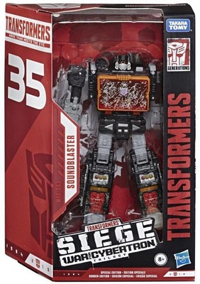 Soundblaster Transformers Siege 35th Anniversary Voyager Class WFC-S63 Exclusive