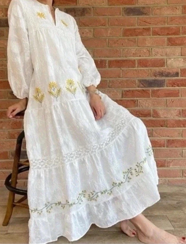 sachin and babi light blue dress Zara Embroidered Dresses for Women for sale