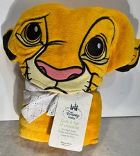 Lion King Babies Simba Hooded Towel Baby Disney Store Exclusive 100% Cotton NWT