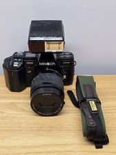 Minolta Maxxum 7000 35mm Film Camera With Maxxum 1800 AF Flash