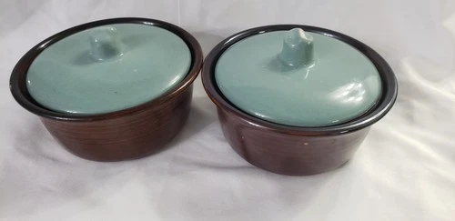 Red Wing Pottery Village Green Individual Casserole Dish - Set of 2