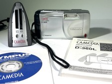 Olympus Camedia D-360L 1.3mp Digital Camera No Card    Dual Slot Reader   READ