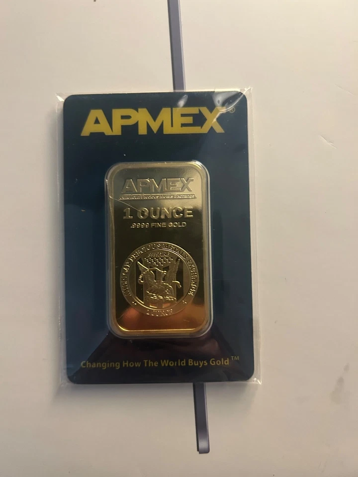 1 oz .9999 Gold Bar by APMEX (In display/proof-of-concept prop) - Image 2 of 2