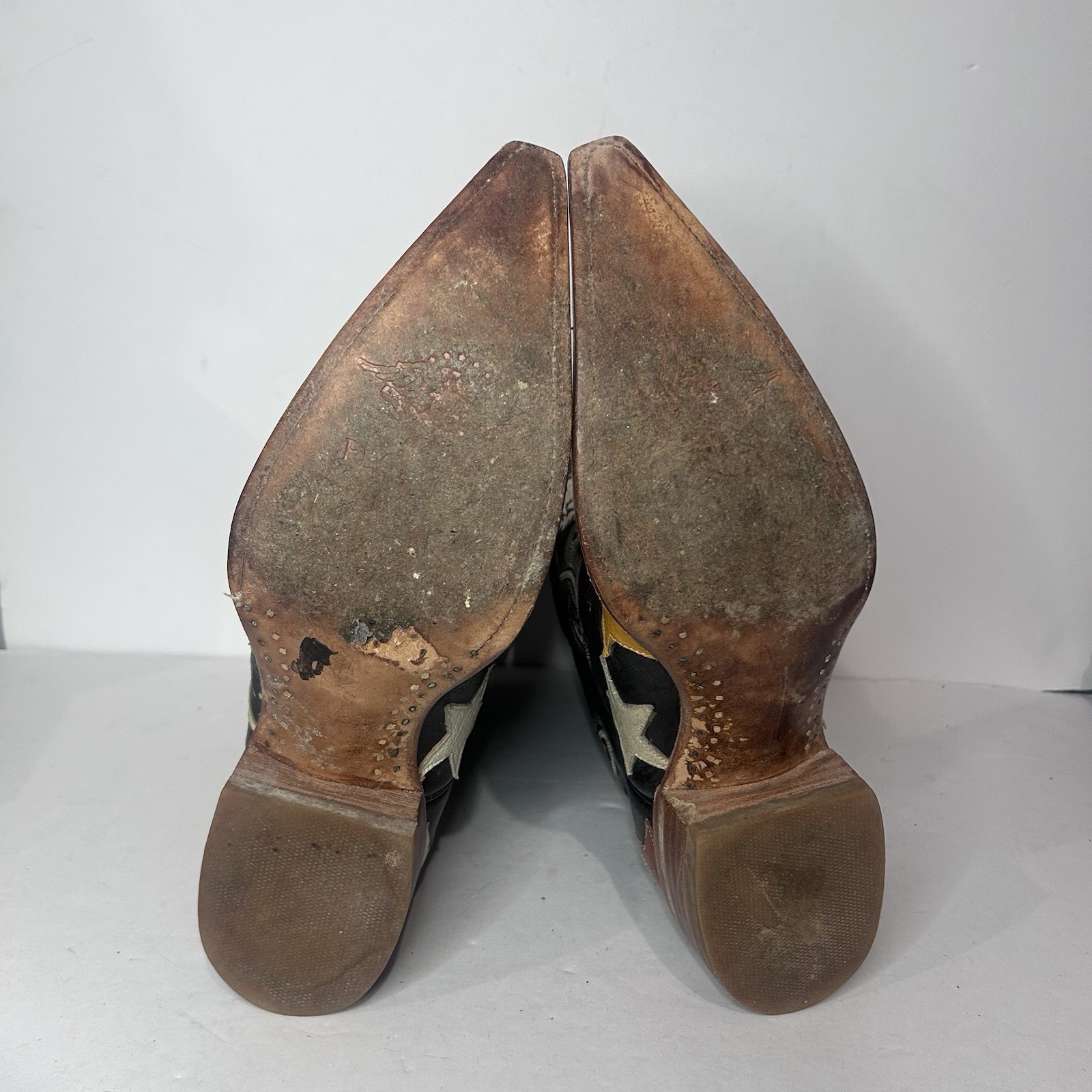 El General Men’s Bull Patterns Patchwork Western … - image 9