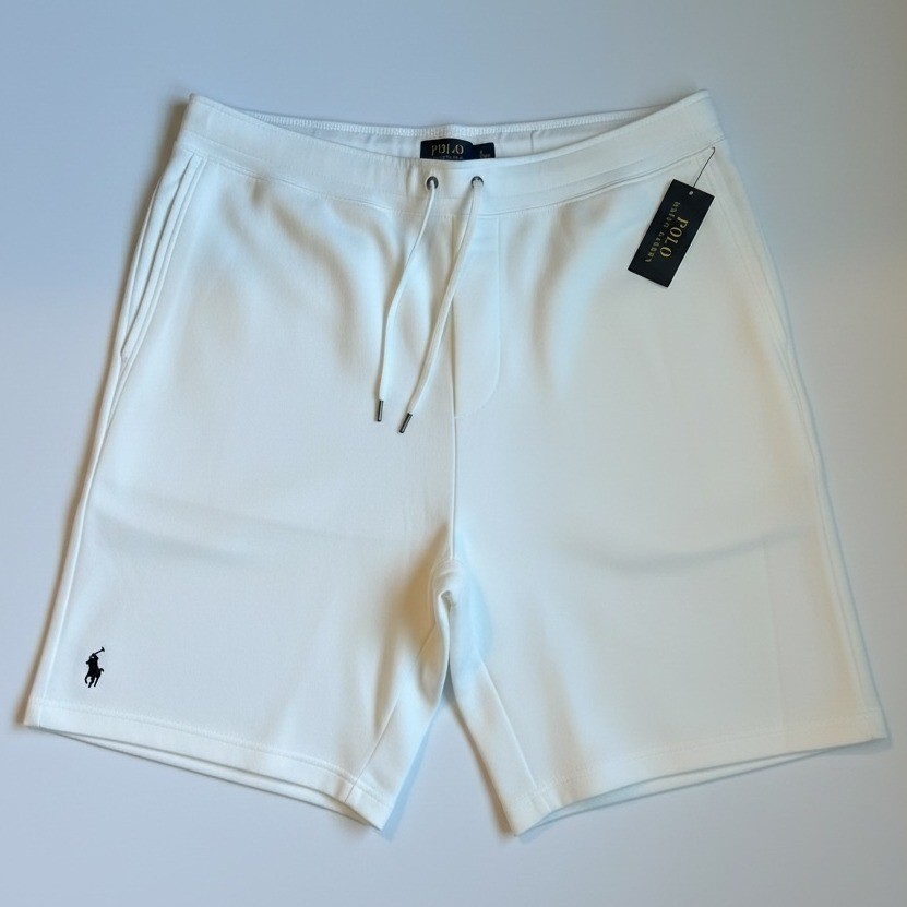 Polo Ralph Lauren Mens White Double-Knit Shorts Big & Tall 3XB 711881520013 NWT