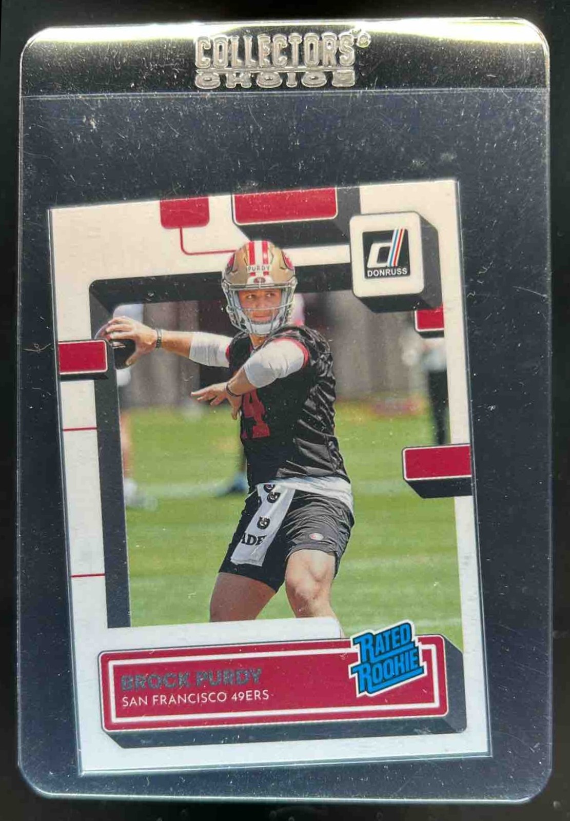 2022 Donruss Brock Purdy Rated Rookie #374 49ers