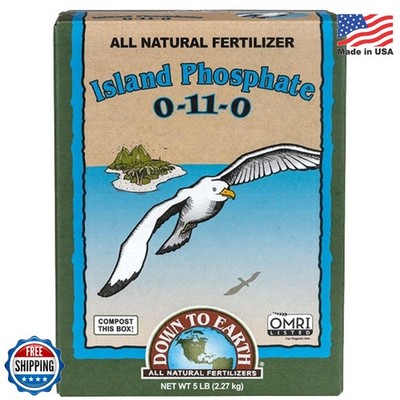 Down To Earth All Natural Fertilizers Organic Island Phosphate - High Phosphorus