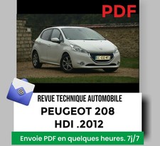 Revue technique Peugeot 208