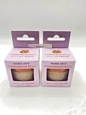 New Box Trader Joe's Cinnamon Roll Flavored Lip Mask 0.7oz/20g X 2 Bottles