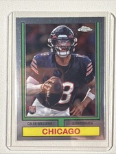 CALEB WILLIAMS ROOKIE CARD 2024 Topps Chrome Chicago Bears VINTAGE DESIGN RC. rookie card picture