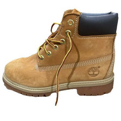 Timberland Wheat Nubuck Premium Waterproof Boots 12909 Youth Boys Size 2US