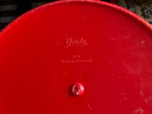 Vintage Papierkorb Gerda | Kunststoff | Rot | 70er Jahre | Retro Design - Bild 5 von 6