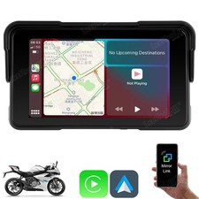 5" Motorcycle Apple CarPlay Car Radio GPS Navi Touch Screen Navigator Waterproof