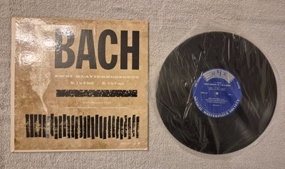 Bach ZWEI Klavierkonzert Nr. 1 In D Moll /  Nr. 5 in F Moll, MMS-157 10'' VINYL