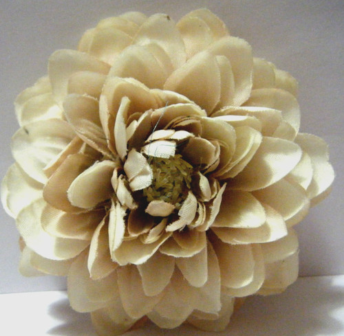 Vintage Ali Khan of New York  artificial silk  dust pink rose signed