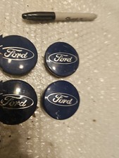 Set Of 4 Four Ford Fusion Focus Fiesta Escape Edge Oem Center Cap 6m21-1003-aa