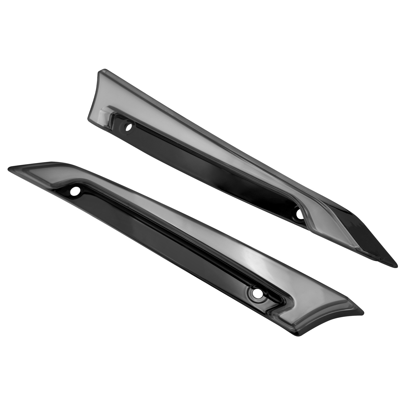 1Pair Smoke Windshield Trim Light LED Accent Fit For Harley Road Glide 2015-up