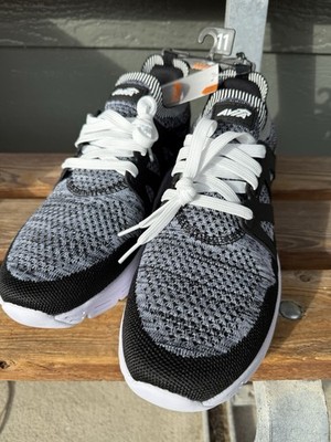 Men's AVIA QuickFlash Shoes Sneaker Lightweight Cushioned Black Size 11 Oreo