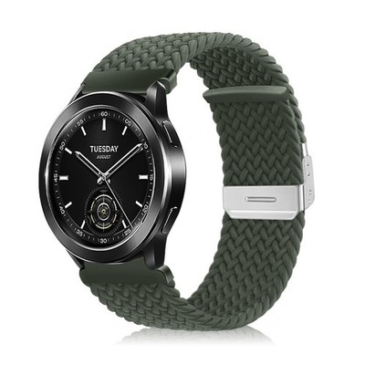 22mm Armband für Xiaomi Redmi Watch 5 Active/Lite, Nylon Elastisch Geflochten...