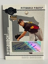 2008 Topps Co-Signers Rookie Card Auto Dave Davidson #102 Pittsburgh Pirates C