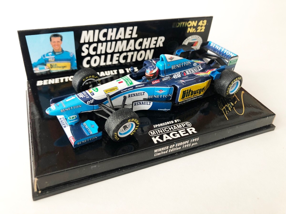 ベネトン BENETTON B195 1/43 MINICHAMPS Benetton B195 Michael Schumacher Nr. 22 Limited