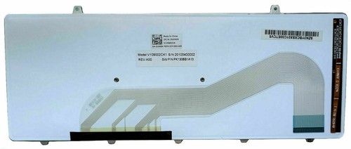 NEW Original DANISH DN dansk keyboard DELL ALIENWARE M11x R1 R2 R3 BACKLIT - Picture 2 of 3