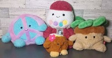 KellyToy Bum Bumz By Russ Plush Lot Of 4 Three 7.5" One 4.5" Priyal Gumball
